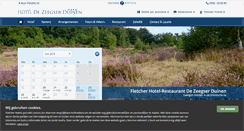 Desktop Screenshot of hoteldezeegserduinen.nl