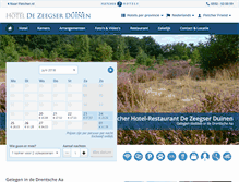 Tablet Screenshot of hoteldezeegserduinen.nl